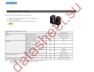 EE-SX1071 datasheet  